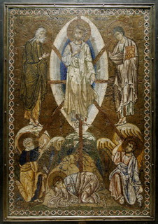 Trasfigurazione, icona musiva Costantinopoli fine XII sec.